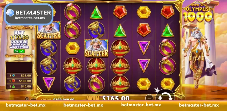 Bonus modes in Gates of Olympus 1000 at Betmaster