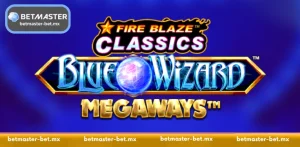 Fire Blaze Blue Wizard - Elite Magical Slots at Betmaster