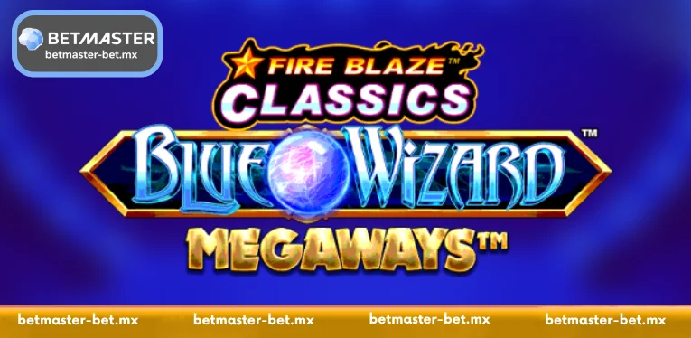 Fire Blaze Blue Wizard - Elite Magical Slots at Betmaster