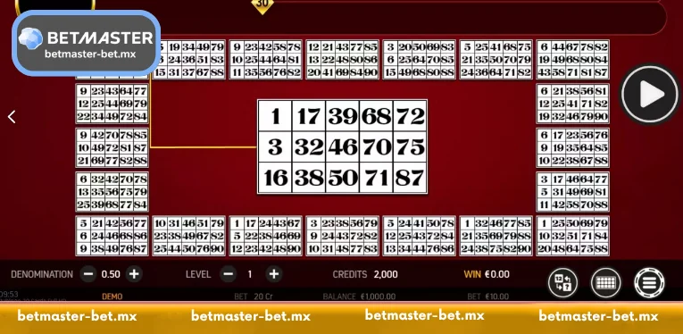 Guide to playing Rubingo at Betmaster