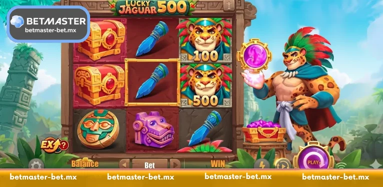 Key gameplay features in Lucky Jaguar 500 at Betmaster
