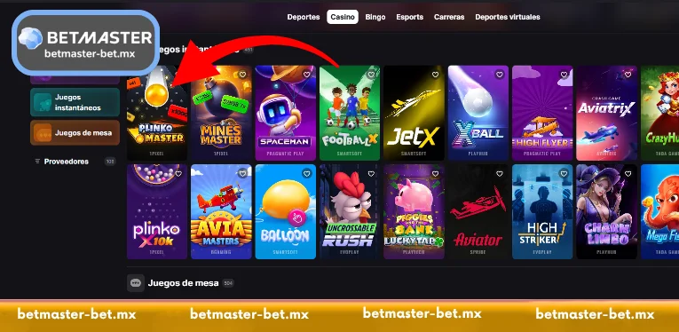 Overview of Plinko Master on the Betmaster Platform